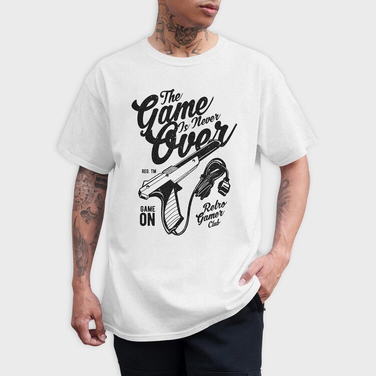 The Game Is Never Over, Tricou Barbati (Unisex)