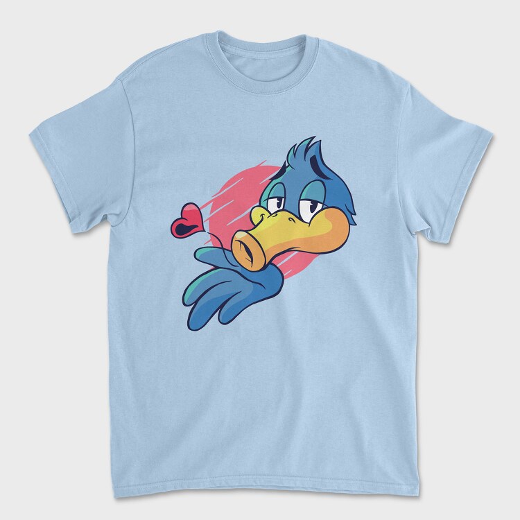 Bird Kiss Heart, Tricou Barbati (Unisex)