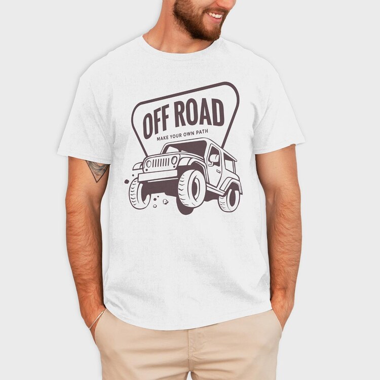 Off Road, Tricou Barbati (Unisex)