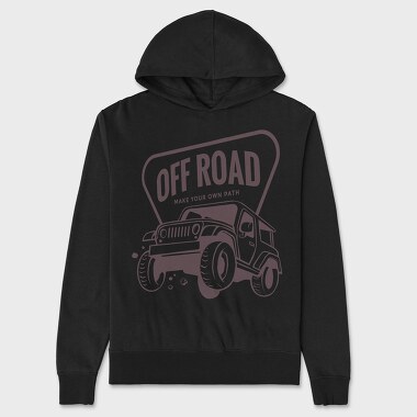 Off Road, Hanorac Oversize Barbati (Unisex)