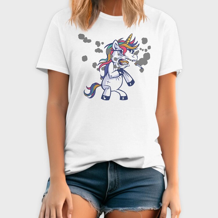 Unicorn Smoke, Tricou Barbati (Unisex)