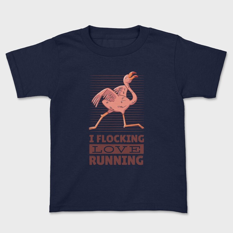 Flamingo Running, Tricou Copii