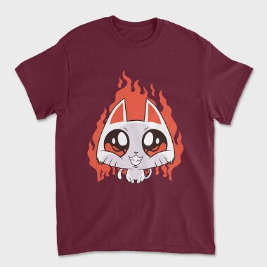 Devil Cat, Tricou Barbati (Unisex)