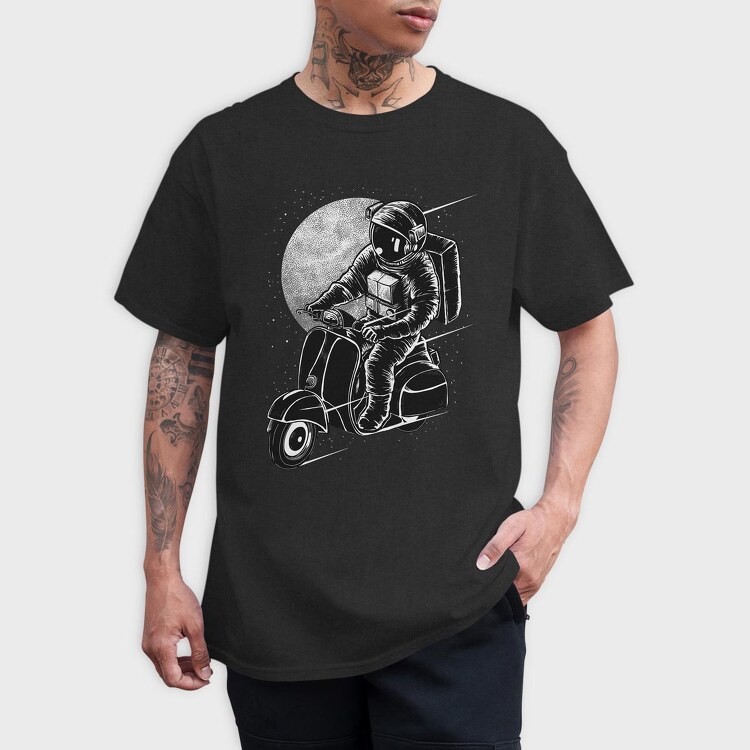 Astroscooter, Tricou Barbati (Unisex)