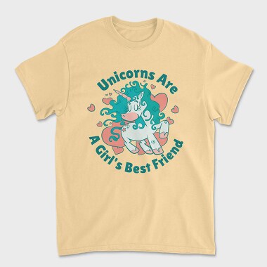 Cute Unicorn, Tricou Barbati (Unisex)