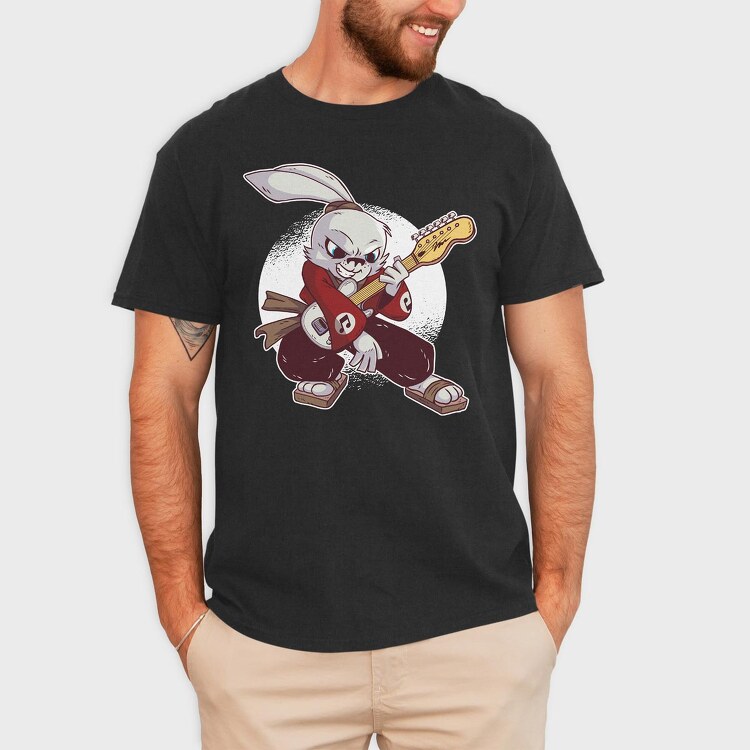 Samurai Rabbit, Tricou Barbati (Unisex)