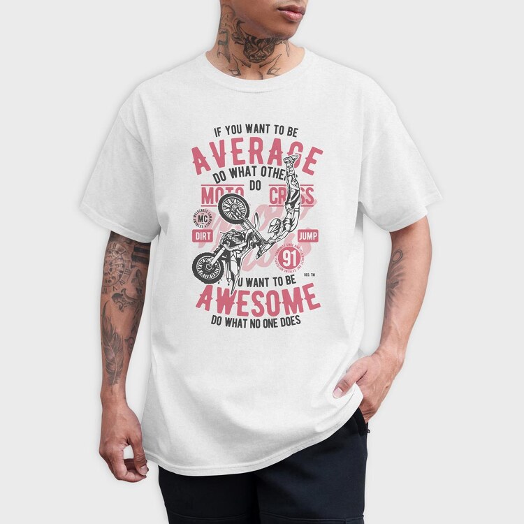 Awesome Motocross, Tricou Barbati (Unisex)