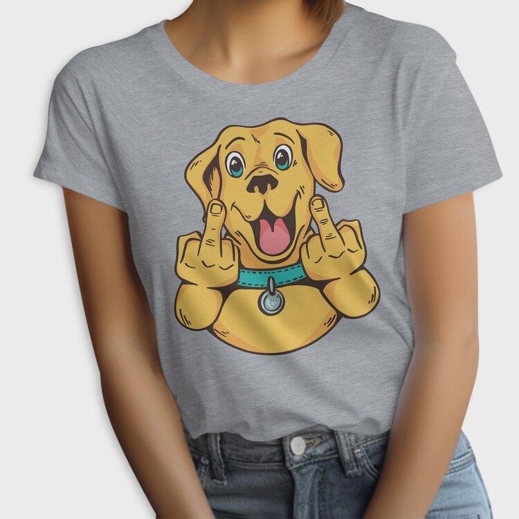 Middle Finger Labrador, Tricou Femei