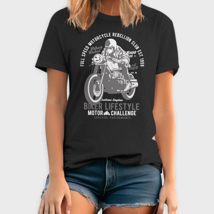 Biker Lifestyle, Tricou Barbati (Unisex)