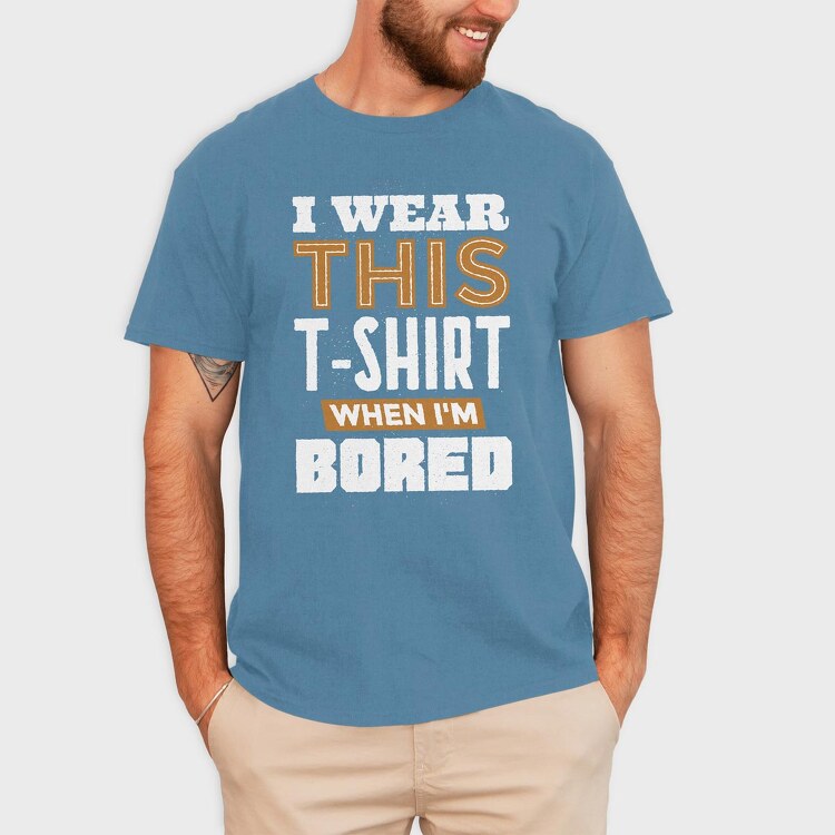Bored, Tricou Barbati (Unisex)