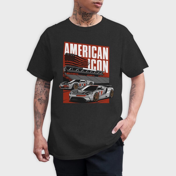 Ford GT40 - American Icon, Tricou Barbati (Unisex)