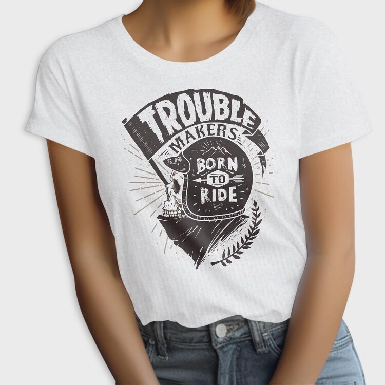 Born to ride, Tricou Femei