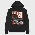 Ford GT40 - American Icon, Hanorac Oversize Barbati (Unisex)