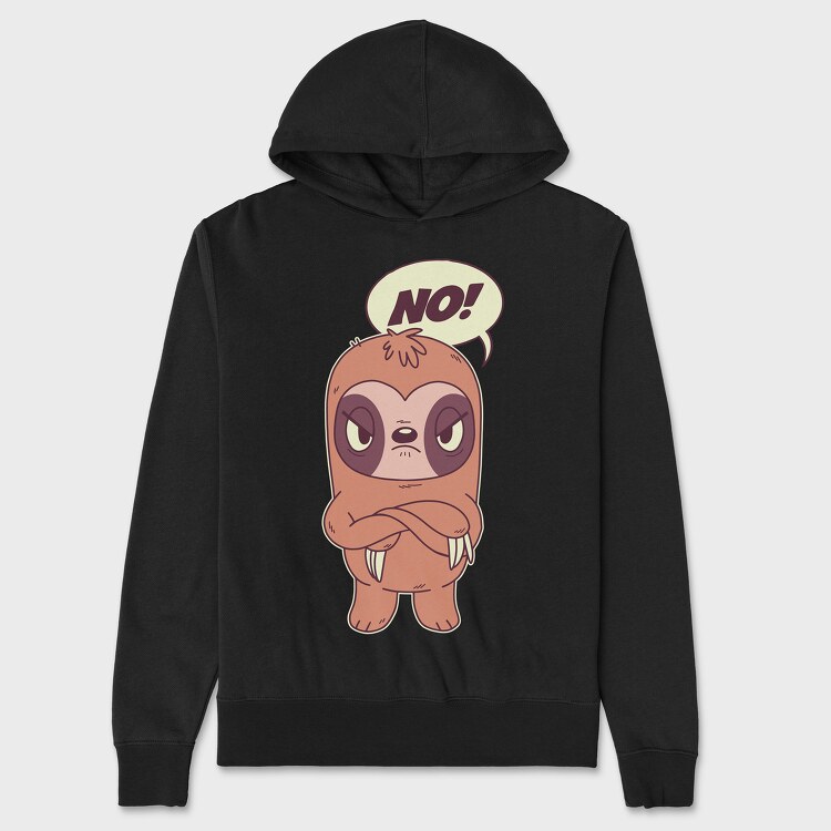 No Sloth, Hanorac Oversize Barbati (Unisex)