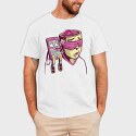 Brain Phone Illustration, Tricou Barbati (Unisex)