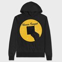 Retro Never Forget, Hanorac Oversize Barbati (Unisex)