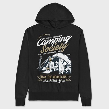 Camping Society, Hanorac Oversize Barbati (Unisex)