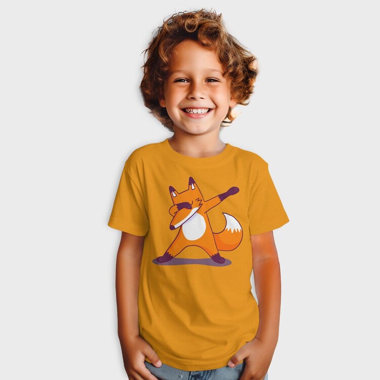 Dab Animal Comics Fox, Tricou Copii