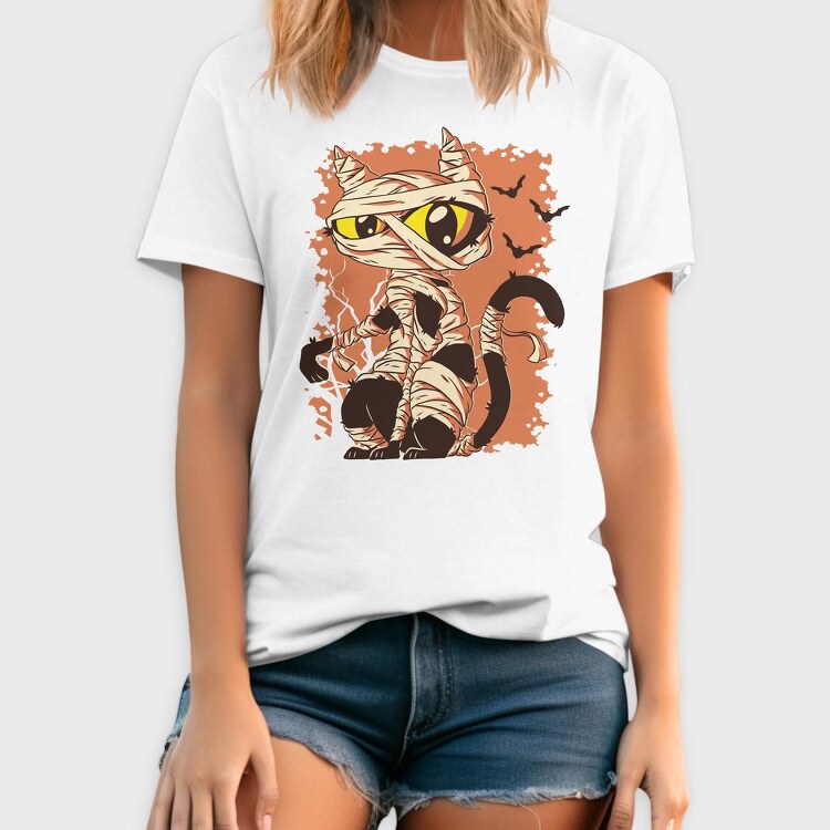 Cat Mummy Cute, Tricou Barbati (Unisex)