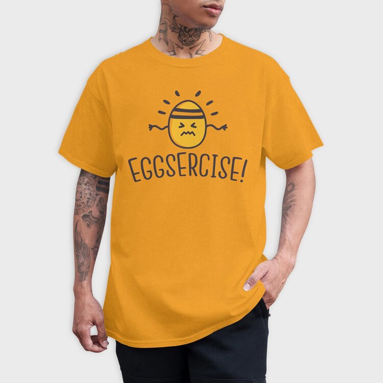Eggsercise, Tricou Barbati (Unisex)