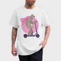 Scooter Sloth, Tricou Barbati (Unisex)