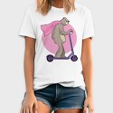 Scooter Sloth, Tricou Barbati (Unisex)