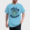 Hello Human, Tricou Barbati (Unisex)