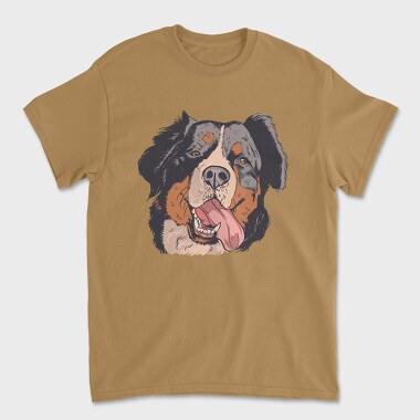 Bernese Mountain Dog, Tricou Barbati (Unisex)
