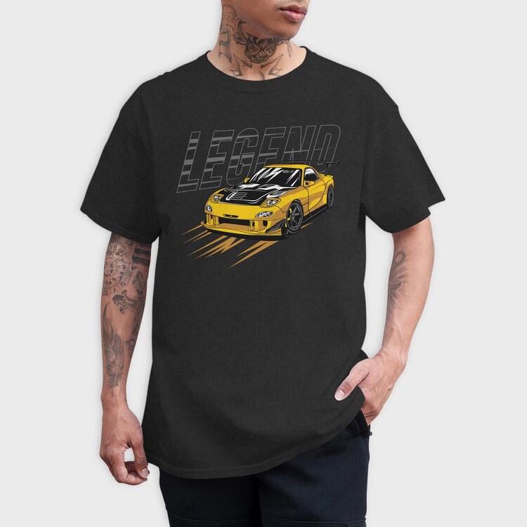 Legend Rx 7, Tricou Barbati (Unisex)