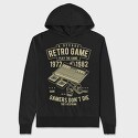Retro Game, Hanorac Oversize Barbati (Unisex)