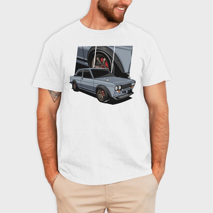 Skyline Old, Tricou Barbati (Unisex)