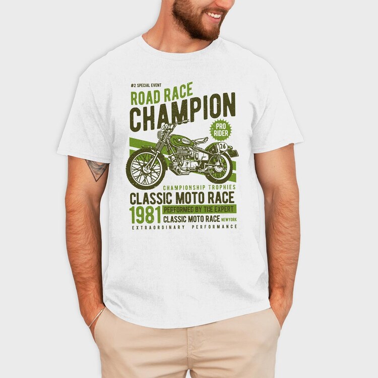 Road Race Champion, Tricou Barbati (Unisex)