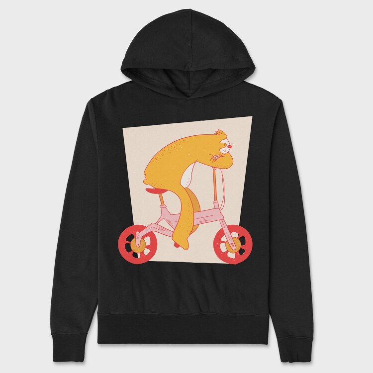 Sloth Ebike, Hanorac Oversize Barbati (Unisex)