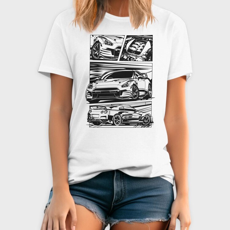 Gtr R35, Tricou Barbati (Unisex)