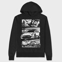 Gtr R35, Hanorac Oversize Barbati (Unisex)