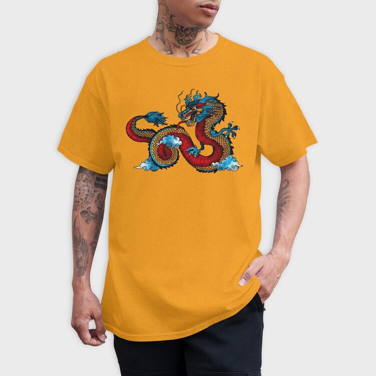 Dragon Tattoo, Tricou Barbati (Unisex)