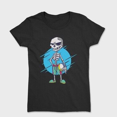 Beach Volley Skull, Tricou Femei