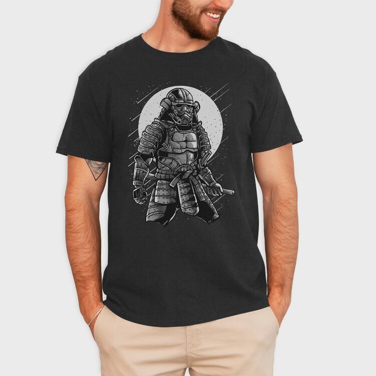 Samurai Galaxy, Tricou Barbati (Unisex)