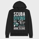 Scuba Diving, Hanorac Oversize Barbati (Unisex)