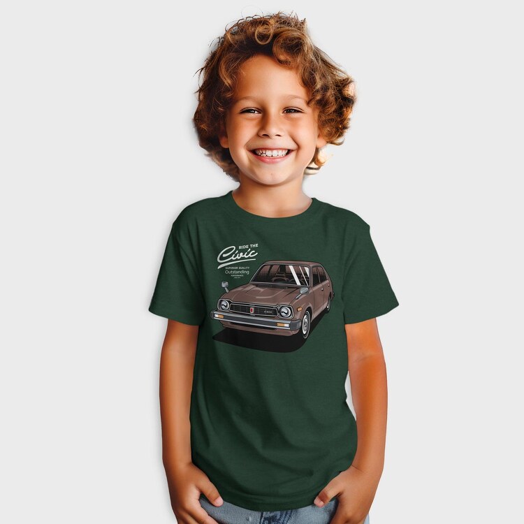 honda civic 1978, Tricou Copii