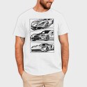AMERICAN SUPER CAR, Tricou Barbati (Unisex)