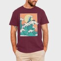 Waves Face, Tricou Barbati (Unisex)