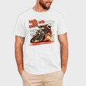 Motocross MotorcycleArt 80S, Tricou Barbati (Unisex)