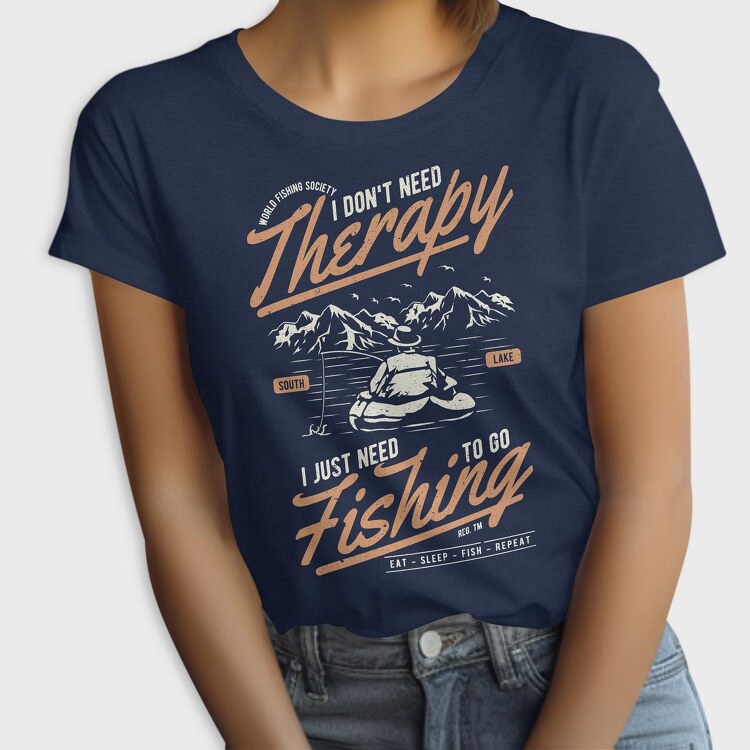 Fishing Therapy, Tricou Femei