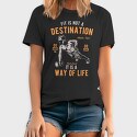 Fit Is Not A Destination, Tricou Barbati (Unisex)