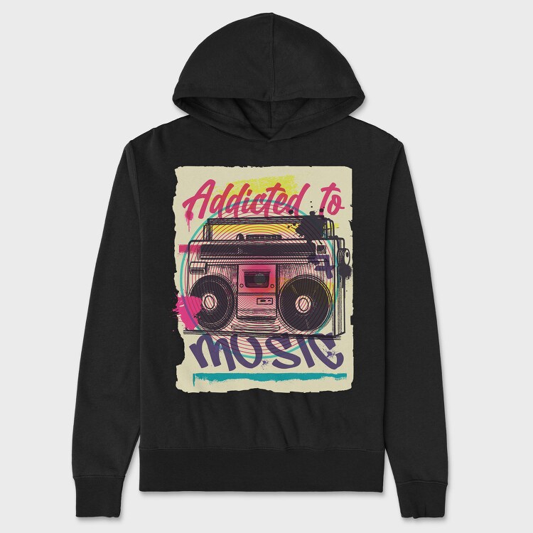 Boombox, Hanorac Oversize Barbati (Unisex)