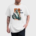 Motorcycle SportArt Japanese, Tricou Barbati (Unisex)