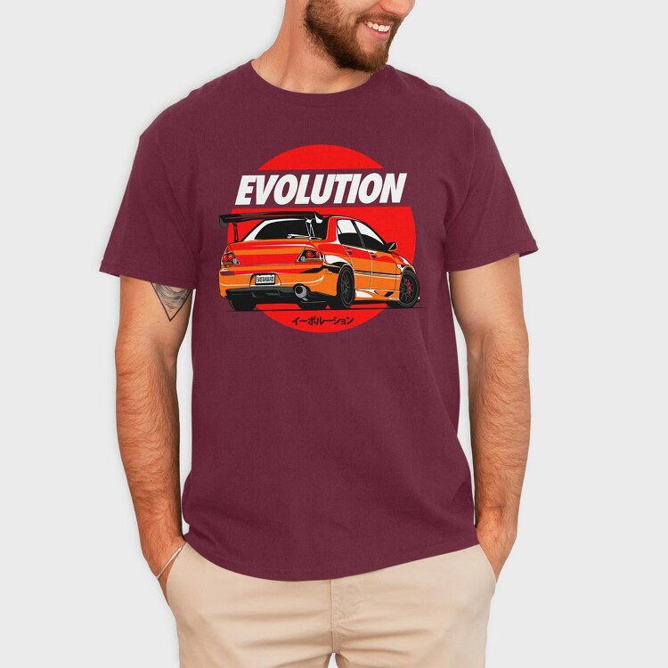 Lancer Evo 9, Tricou Barbati (Unisex)