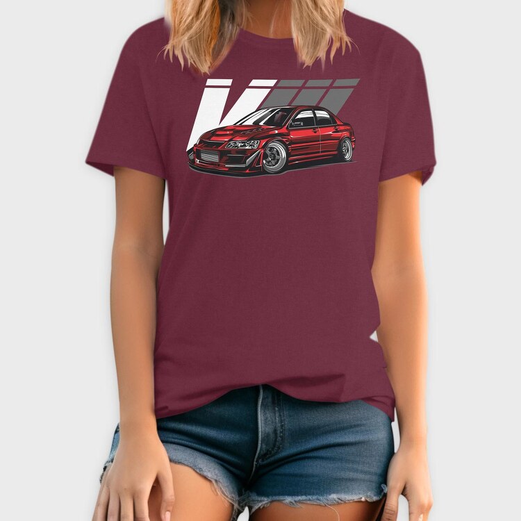 LANCER EVO VIII, Tricou Barbati (Unisex)