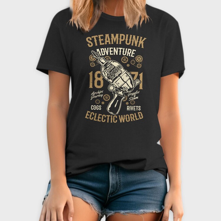 Steampunk Adventure, Tricou Barbati (Unisex)